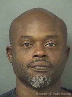 Mugshot of Courtney Terrance Davis booked in Palm Beach County, Florida on August 18, 2026