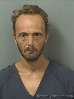 Mugshot of Christopher Arthur Espanet booked in Palm Beach County, Florida on August 18, 2026