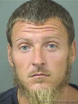 Mugshot of Mark Paul Overbeck booked in Palm Beach County, Florida on August 18, 2026