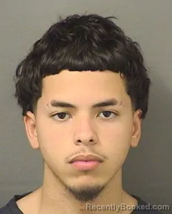 Mugshot of Brayan Reynaldo Garcia Moreno booked in Palm Beach County, Florida on August 18, 2026