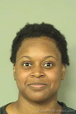 Mugshot of Zakyrah Hatcher booked in Palm Beach County, Florida on August 18, 2026