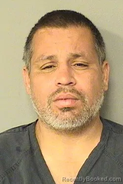 Mugshot of Jenaro James Dominguez booked in Palm Beach County, Florida on August 19, 2026