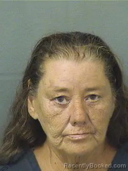 Mugshot of Sharon J Gayoso booked in Palm Beach County, Florida on August 19, 2026