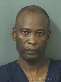 Mugshot of Eric Pierrelouis booked in Palm Beach County, Florida on August 19, 2026