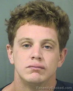 Mugshot of Dustin Matthew Chrans booked in Palm Beach County, Florida on August 19, 2026