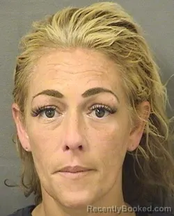 Mugshot of Alicia Marie Adkins booked in Palm Beach County, Florida on August 19, 2026