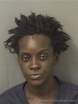Mugshot of Trianna Latrice Carter booked in Palm Beach County, Florida on August 19, 2026