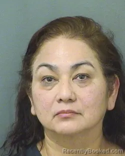 Mugshot of Virginia Viera booked in Palm Beach County, Florida on August 19, 2026