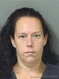 Mugshot of Sarah Virginia Edwards booked in Palm Beach County, Florida on August 20, 2026