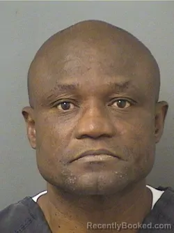 Mugshot of Izunna Omeihe booked in Palm Beach County, Florida on August 21, 2026