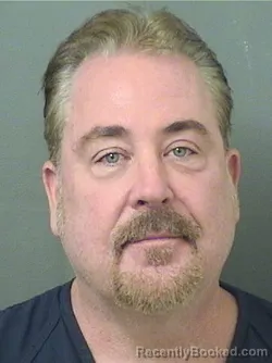 Mugshot of Christopher Thomas Whelan booked in Palm Beach County, Florida on August 21, 2026