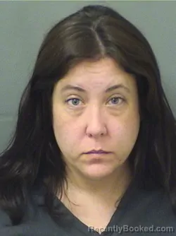 Mugshot of Katherine Ann Skiba booked in Palm Beach County, Florida on August 21, 2026