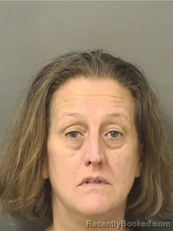 Mugshot of Monica Lynn Peters booked in Palm Beach County, Florida on August 21, 2026
