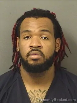 Mugshot of Quinell Lamar Browne booked in Palm Beach County, Florida on August 21, 2026