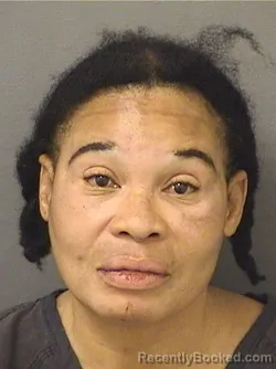 Mugshot of Carline Bertrand booked in Palm Beach County, Florida on August 21, 2026