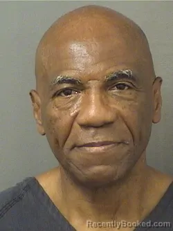 Mugshot of Charles Lowe Harrell booked in Palm Beach County, Florida on August 21, 2026