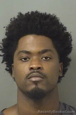 Mugshot of Nerson Cajuste booked in Palm Beach County, Florida on August 21, 2026