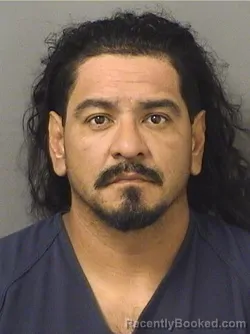 Mugshot of Luis Manuel Zavala booked in Palm Beach County, Florida on August 21, 2026