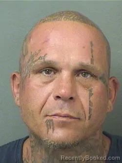 Mugshot of Gregory Brian Cooper booked in Palm Beach County, Florida on August 21, 2026