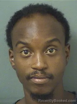 Mugshot of Dontae Dawon Newton booked in Palm Beach County, Florida on August 21, 2026