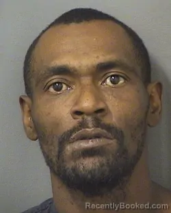 Mugshot of Derodrick Deshawn Thompkins booked in Palm Beach County, Florida on August 21, 2026