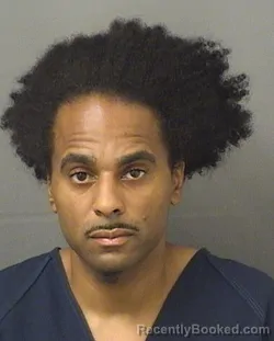 Mugshot of Maurice Alvarado booked in Palm Beach County, Florida on August 21, 2026