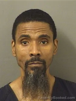 Mugshot of Anderson L Montgomery booked in Palm Beach County, Florida on August 22, 2026