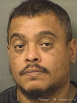 Mugshot of Edwin Davila booked in Palm Beach County, Florida on August 22, 2026