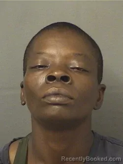 Mugshot of Allissia Purshette Alexander booked in Palm Beach County, Florida on August 22, 2026