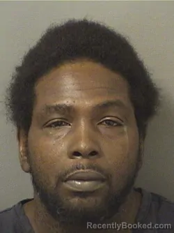 Mugshot of Chris Adrian Ladson booked in Palm Beach County, Florida on August 22, 2026