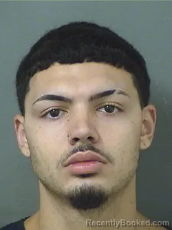 Mugshot of Ayden Joshua Bourne booked in Palm Beach County, Florida on August 22, 2026