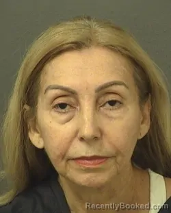 Mugshot of Noria Pinto booked in Palm Beach County, Florida on August 22, 2026