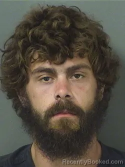 Mugshot of Robert Christopher Calvert booked in Palm Beach County, Florida on August 22, 2026