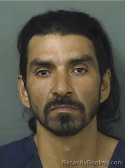 Mugshot of Luis Fernando Najeradelvalle booked in Palm Beach County, Florida on August 22, 2026