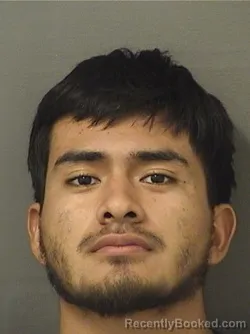 Mugshot of Yermy Yonatan Carrillo booked in Palm Beach County, Florida on August 22, 2026