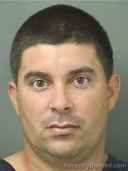 Mugshot of Cesar Alejandro Garcialopez booked in Palm Beach County, Florida on August 23, 2026