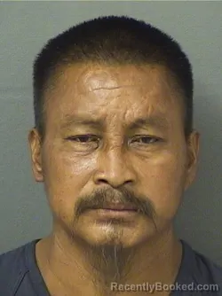 Mugshot of Alfredo Jimenezandres booked in Palm Beach County, Florida on August 23, 2026