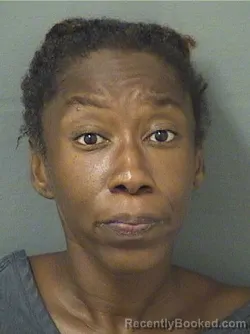 Mugshot of Dariana Bresha Razz booked in Palm Beach County, Florida on August 23, 2026