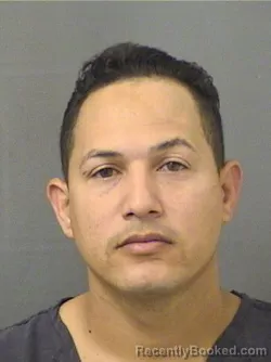 Mugshot of Jose Antonio Diezrosabal booked in Palm Beach County, Florida on August 24, 2026