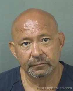Mugshot of Freddy Hidalgo booked in Palm Beach County, Florida on August 24, 2026