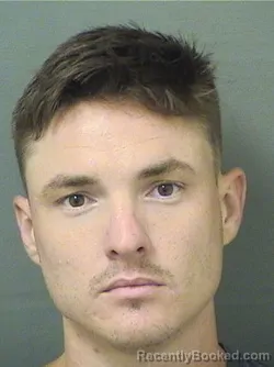 Mugshot of Richard Anthony Wickliffe booked in Palm Beach County, Florida on August 24, 2026