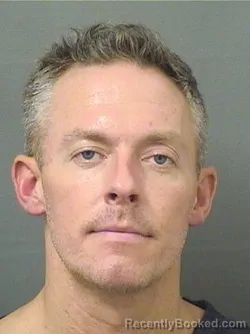 Mugshot of Evan Neil Brooks booked in Palm Beach County, Florida on August 24, 2026