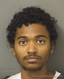 Mugshot of Kelzon Markus Cooke booked in Palm Beach County, Florida on August 24, 2026