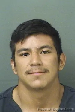 Mugshot of Cesar Fernando Rabanalesvasquez booked in Palm Beach County, Florida on August 24, 2026
