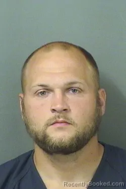 Mugshot of Christopher Danthony Crum booked in Palm Beach County, Florida on August 24, 2026