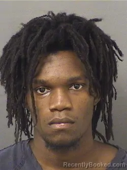 Mugshot of Kyle Lamont Jr Moore booked in Palm Beach County, Florida on August 25, 2026