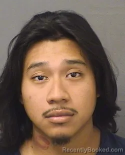 Mugshot of Franky Jimenez Mendez booked in Palm Beach County, Florida on August 25, 2026