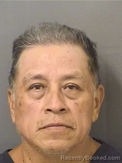 Mugshot of Eduardo Ramirezhisojo booked in Palm Beach County, Florida on August 25, 2026