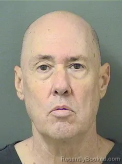 Mugshot of Harold Vincent J Fleming booked in Palm Beach County, Florida on August 25, 2026