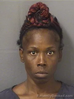 Mugshot of Dwana Shontia Mitchell booked in Palm Beach County, Florida on August 25, 2026